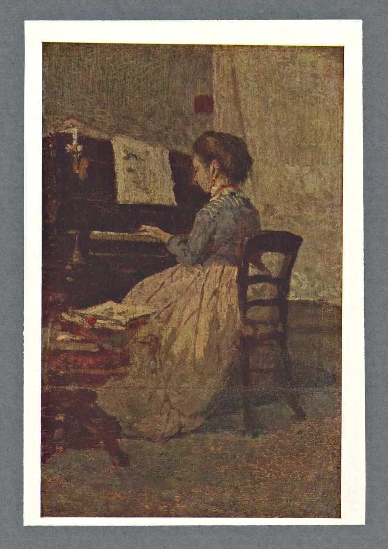 Signora al pianoforte